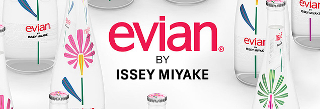 Evian collector Issey Miyake